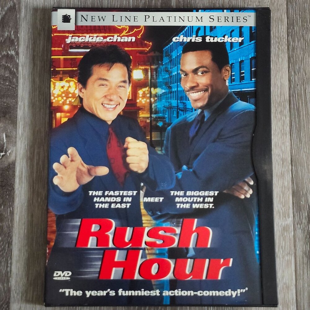 Rush Hour DVD 2001 New Line Cinema Jackie Chan Chris Tucker